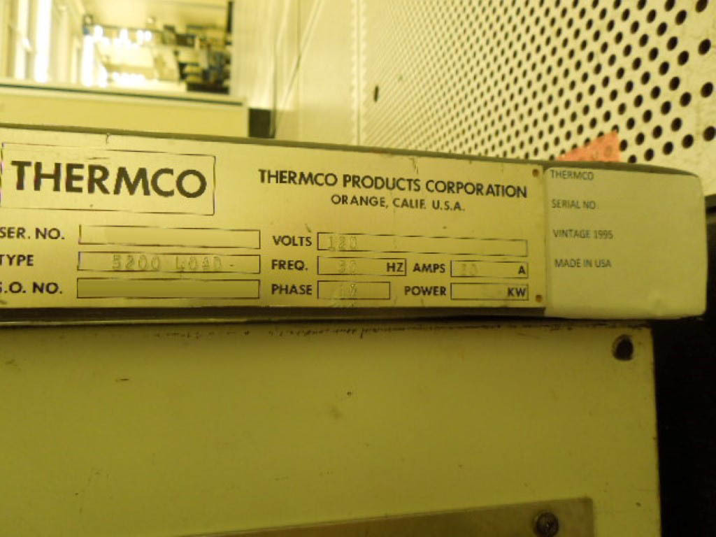フォト（写真） 使用される THERMCO 5200 販売のために