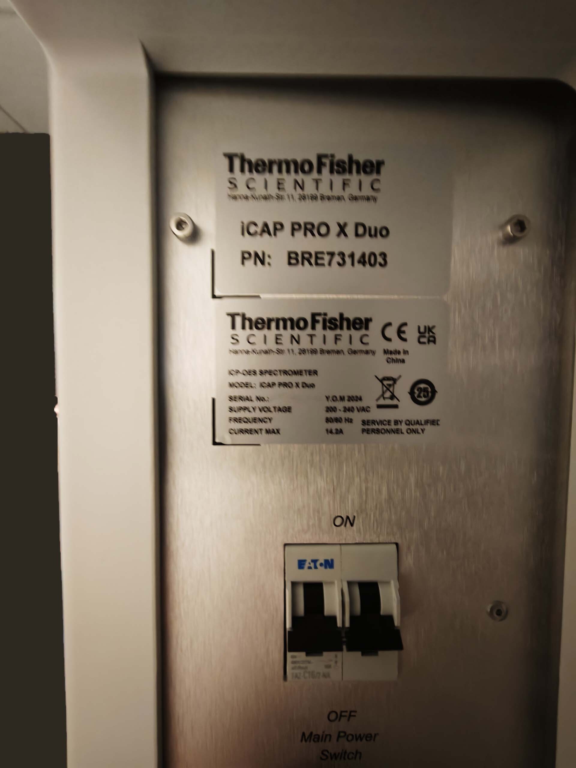 Photo Utilisé THERMO FISHER SCIENTIFIC iCAP Pro X Duo À vendre