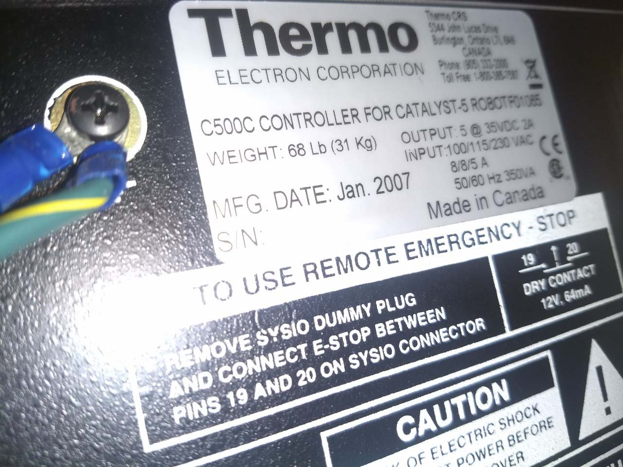 사진 사용됨 THERMO ELECTRON CRS Catalyst Express 판매용