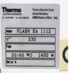 フォト（写真） 使用される THERMO ELECTRON FlashEA 1112 販売のために