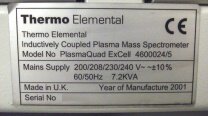 圖為 已使用的 THERMO ELEMENTAL PlasmaQuad ExCell 待售