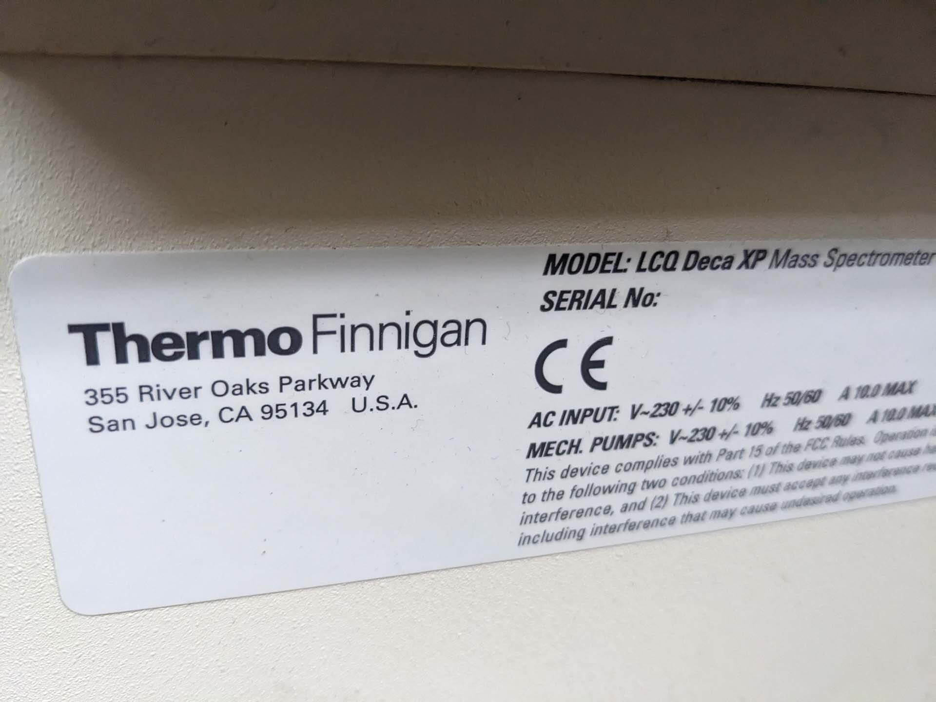 フォト（写真） 使用される THERMO FINNIGAN LCQ Deca XP 販売のために