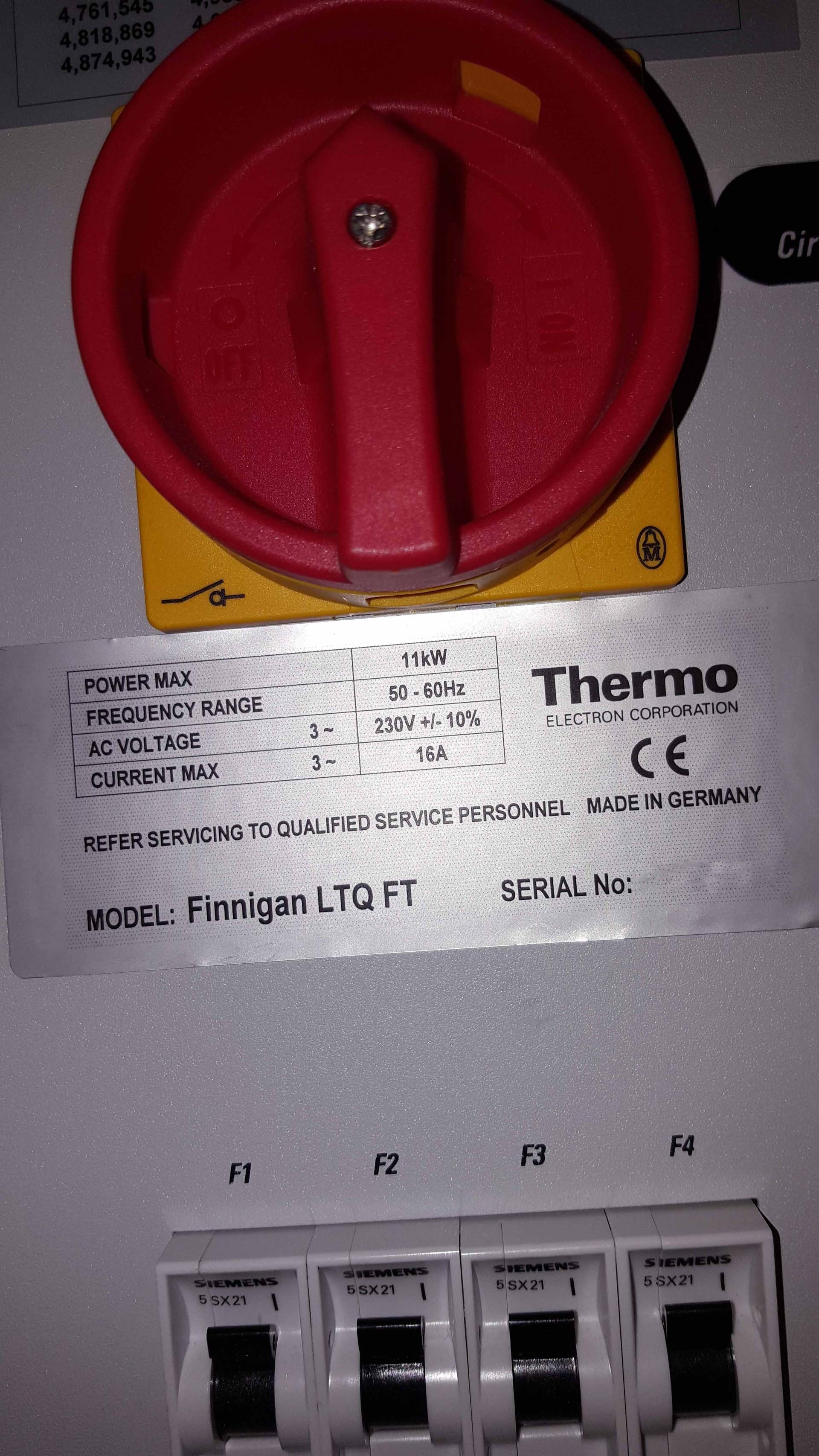 Photo Used THERMO FINNIGAN LTQ FT For Sale