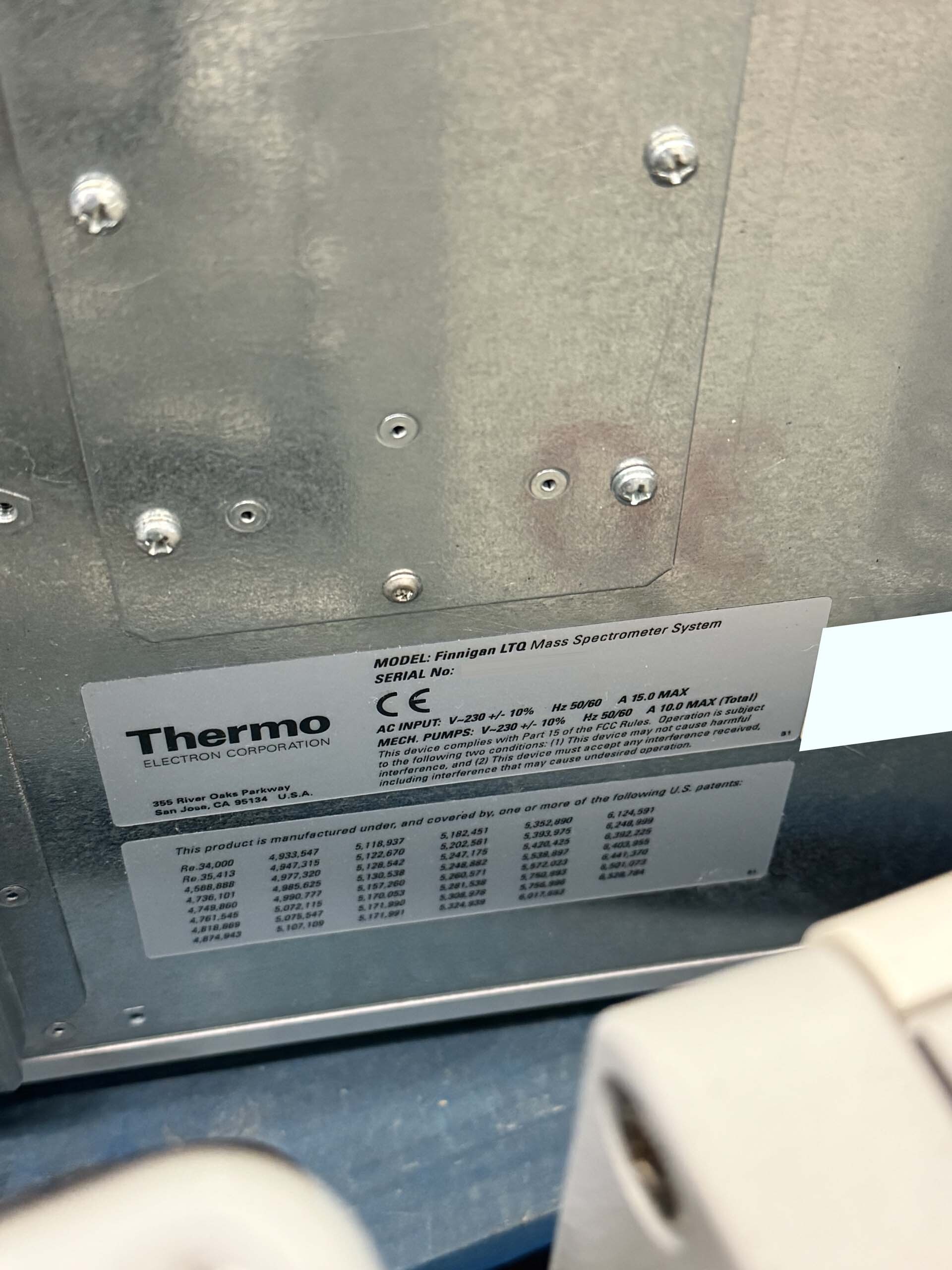 사진 사용됨 THERMO FINNIGAN LTQ 판매용