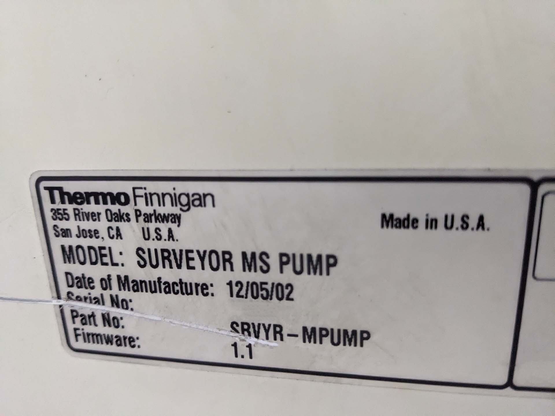 フォト（写真） 使用される THERMO FINNIGAN Surveyor MS Pump 販売のために