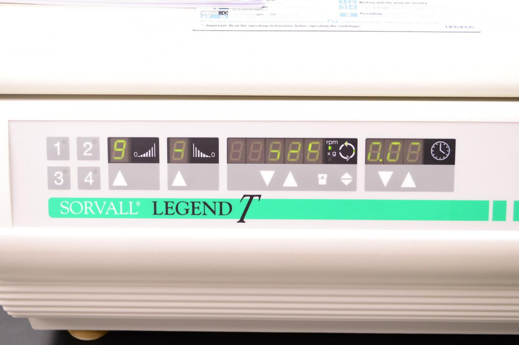 フォト（写真） 使用される THERMO FISHER SCIENTIFIC / SORVALL Legend T 販売のために