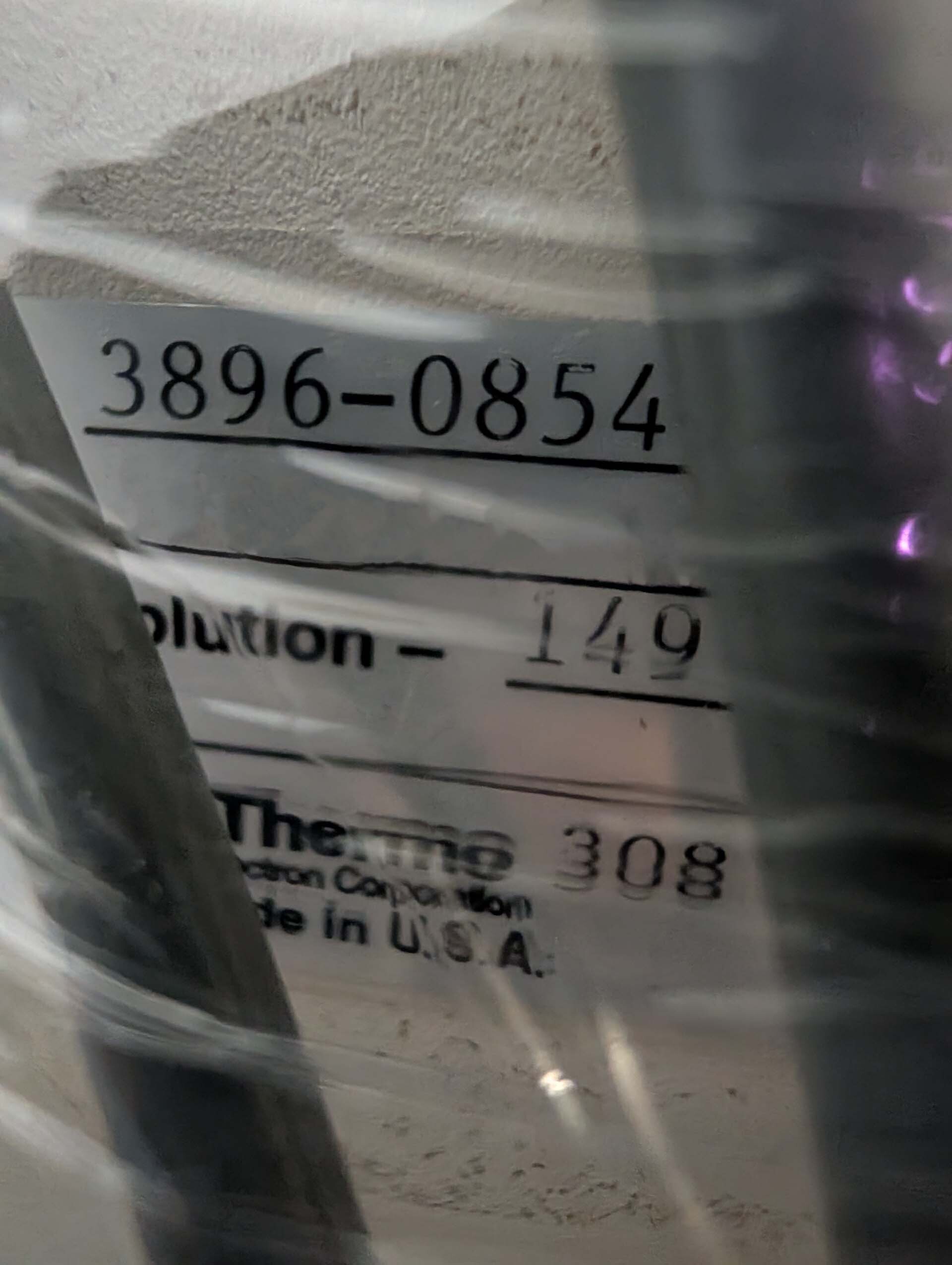 圖為 已使用的 THERMO FISHER SCIENTIFIC 3896-0854-0249 待售