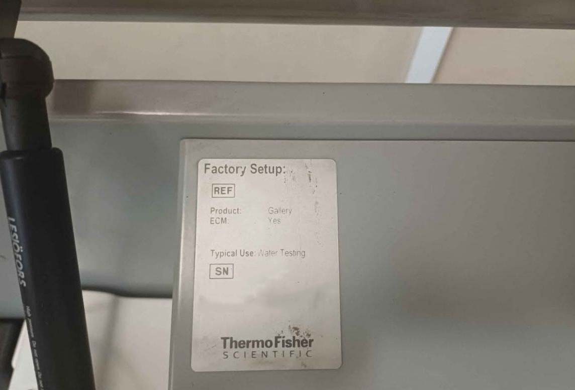 Photo Used THERMO FISHER SCIENTIFIC Gallery For Sale