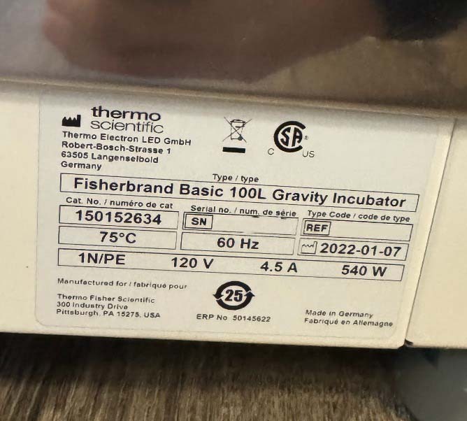 图为 已使用的 THERMO FISHER SCIENTIFIC 150152634 待售
