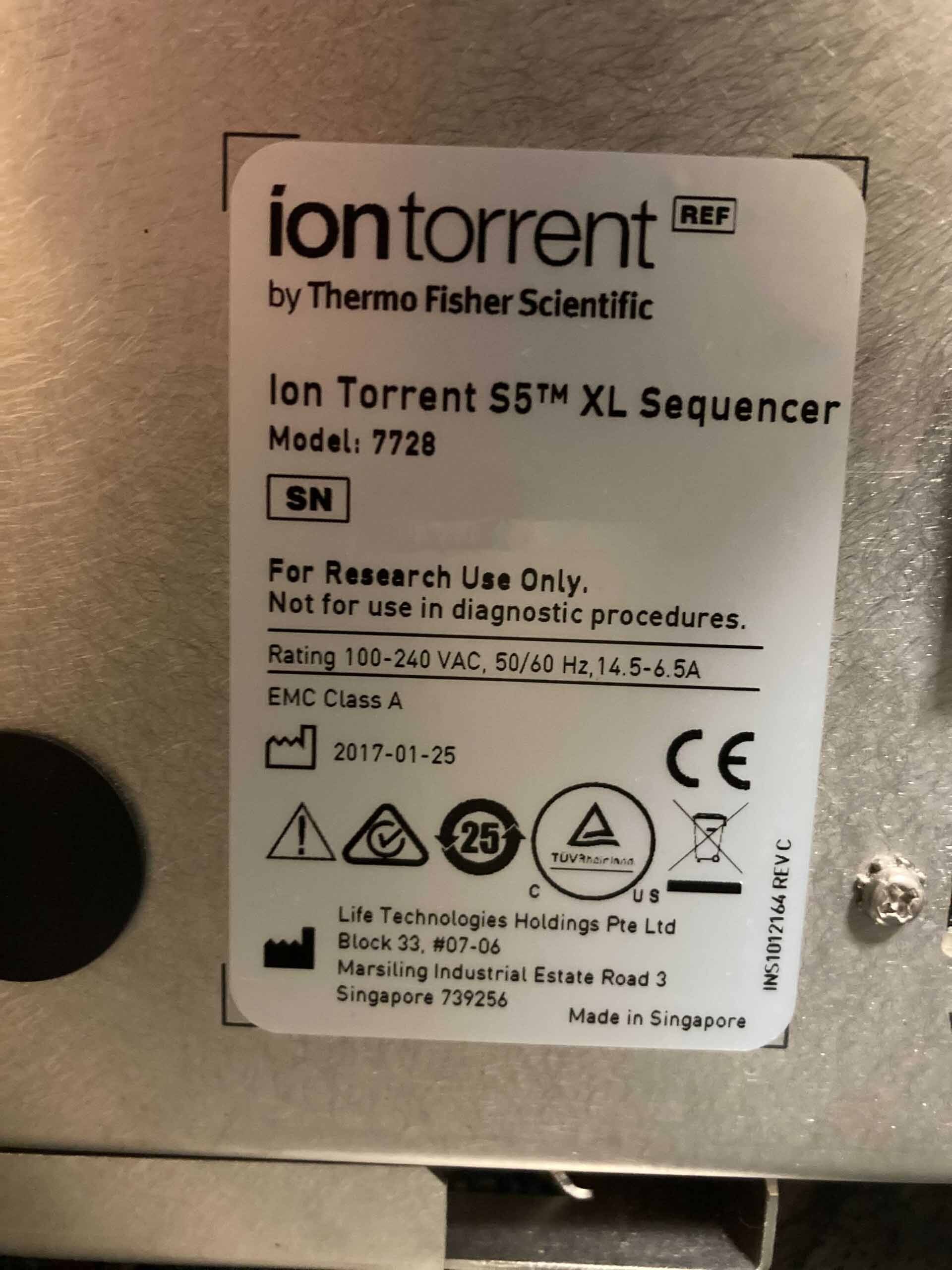 Photo Utilisé THERMO FISHER SCIENTIFIC Ion S5 XL À vendre