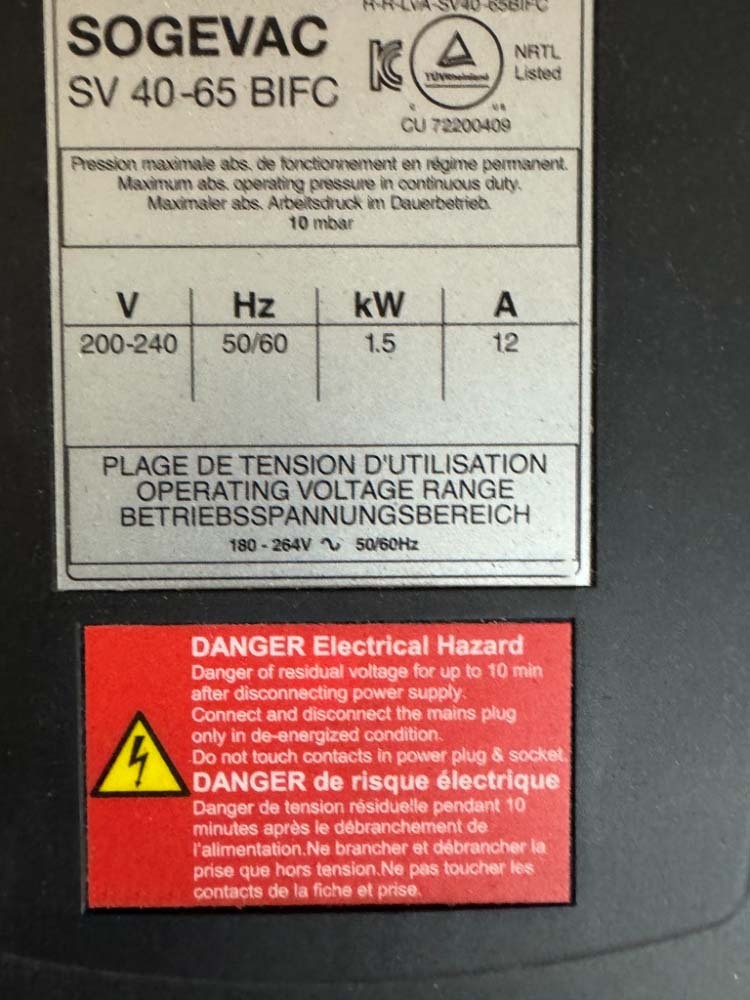 Photo Used THERMO FISHER SCIENTIFIC Orbitrap Fusion Lumos For Sale