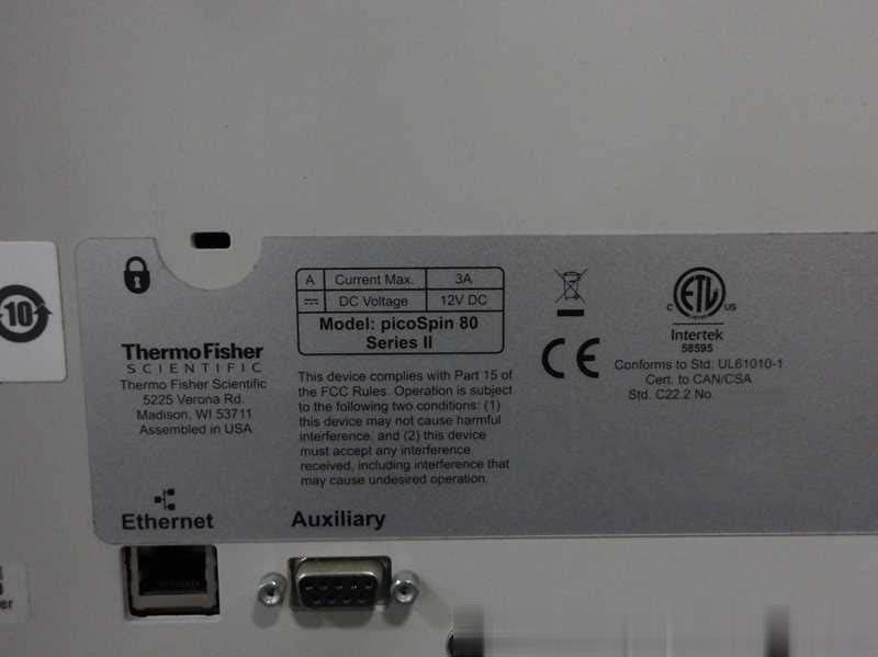 Photo Utilisé THERMO FISHER SCIENTIFIC PicoSpin 80 Series II À vendre