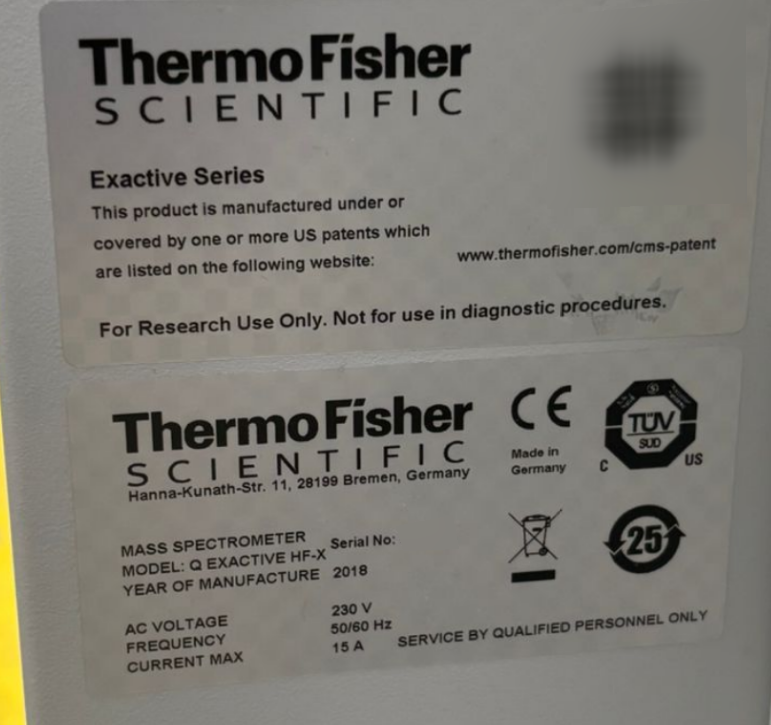 사진 사용됨 THERMO FISHER SCIENTIFIC Q Exactive HF-X 판매용