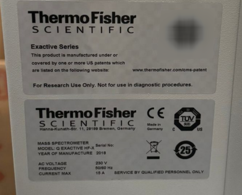 사진 사용됨 THERMO FISHER SCIENTIFIC Q Exactive HF-X 판매용