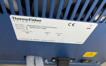 Photo Used THERMO FISHER SCIENTIFIC RVT5105 For Sale