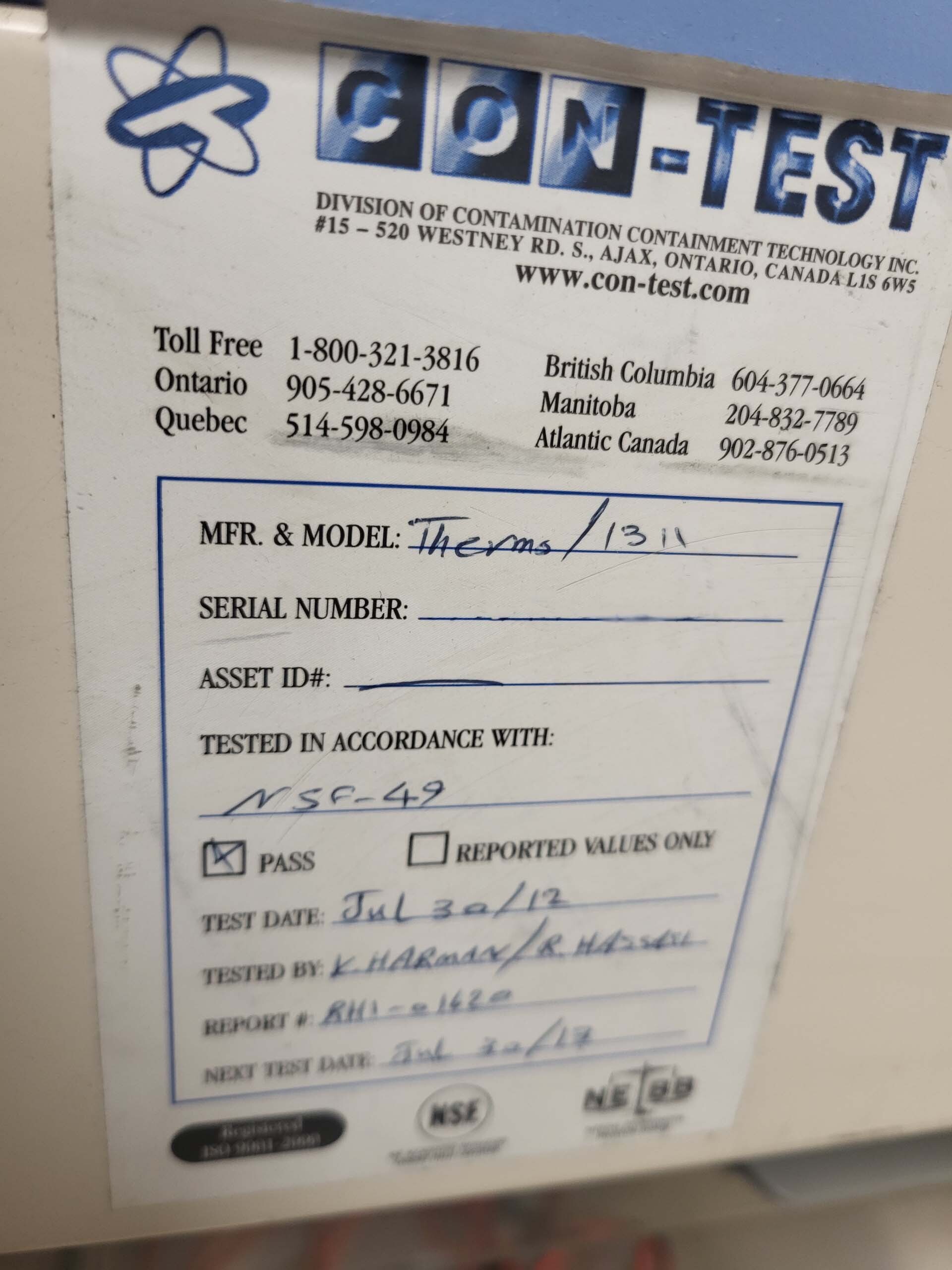 Photo Used THERMO SCEINTIFIC 1311 For Sale