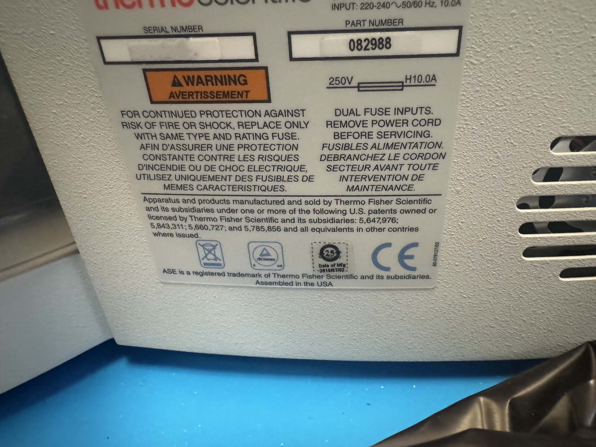 图为 已使用的 THERMO SCIENTIFIC / DIONEX ASE 350 待售