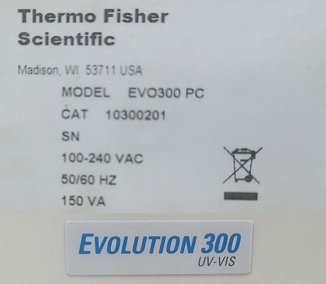 Photo Utilisé THERMO FISHER SCIENTIFIC Evolution 300 À vendre
