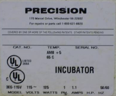 Foto Verwendet THERMO SCIENTIFIC PRECISION 3EG Zum Verkauf