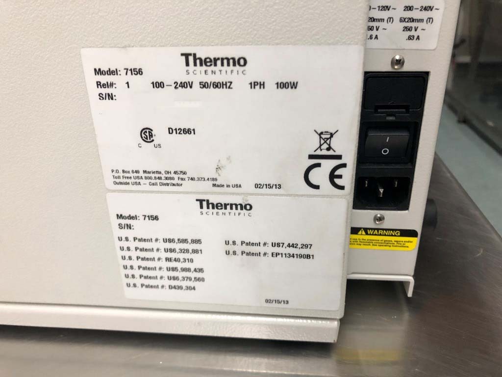 Photo Used THERMO SCIENTIFIC 7156 For Sale