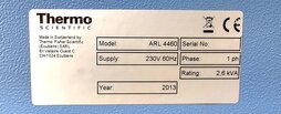 Photo Used THERMO SCIENTIFIC ARL 4460 For Sale