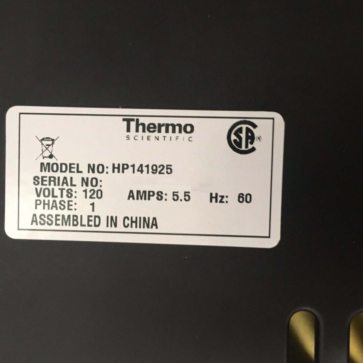 圖為 已使用的 THERMO SCIENTIFIC Cimarec HP141925 待售