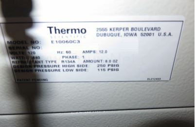 Photo Used THERMO SCIENTIFIC E 10060C3 For Sale