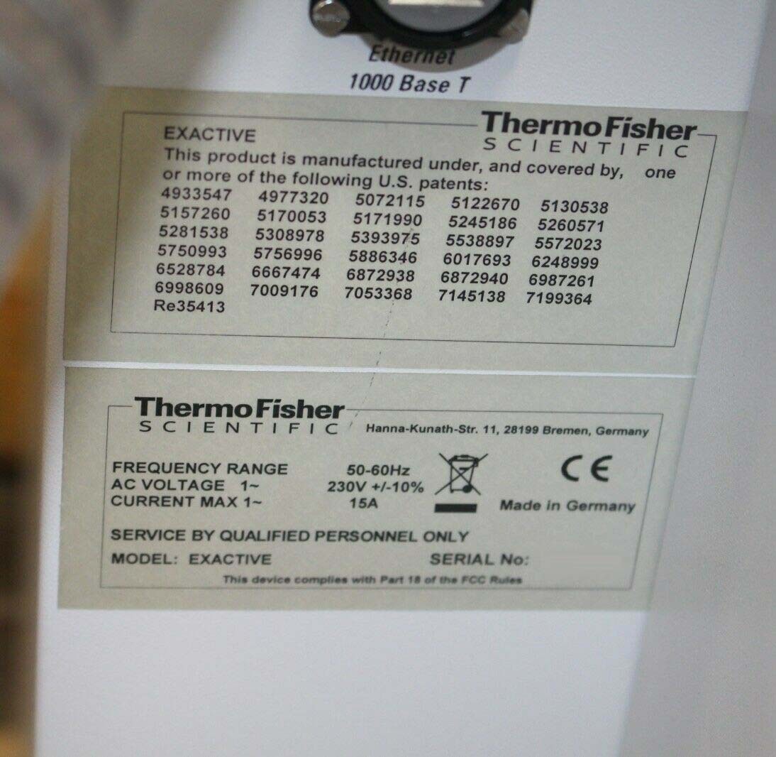 Foto Verwendet THERMO SCIENTIFIC Exactive Zum Verkauf