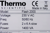 Foto Verwendet THERMO SCIENTIFIC Flash 2000 Zum Verkauf