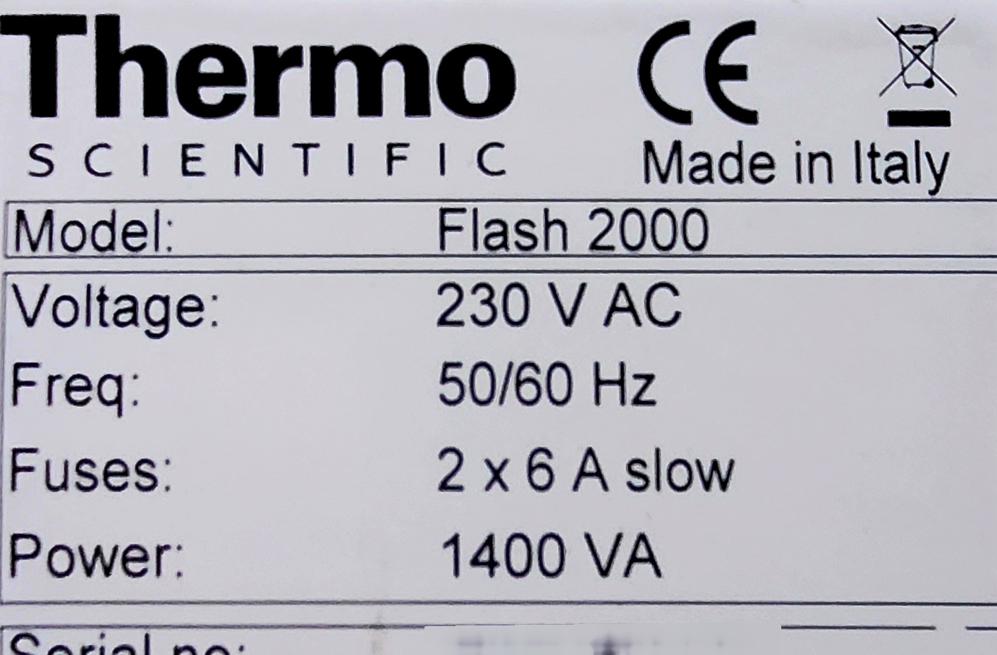 Foto Verwendet THERMO SCIENTIFIC Flash 2000 Zum Verkauf