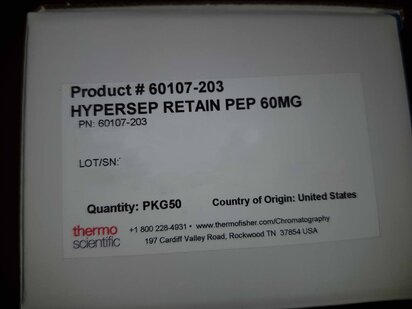 THERMO SCIENTIFIC HyperSep Retain PEP 60MG #9296745