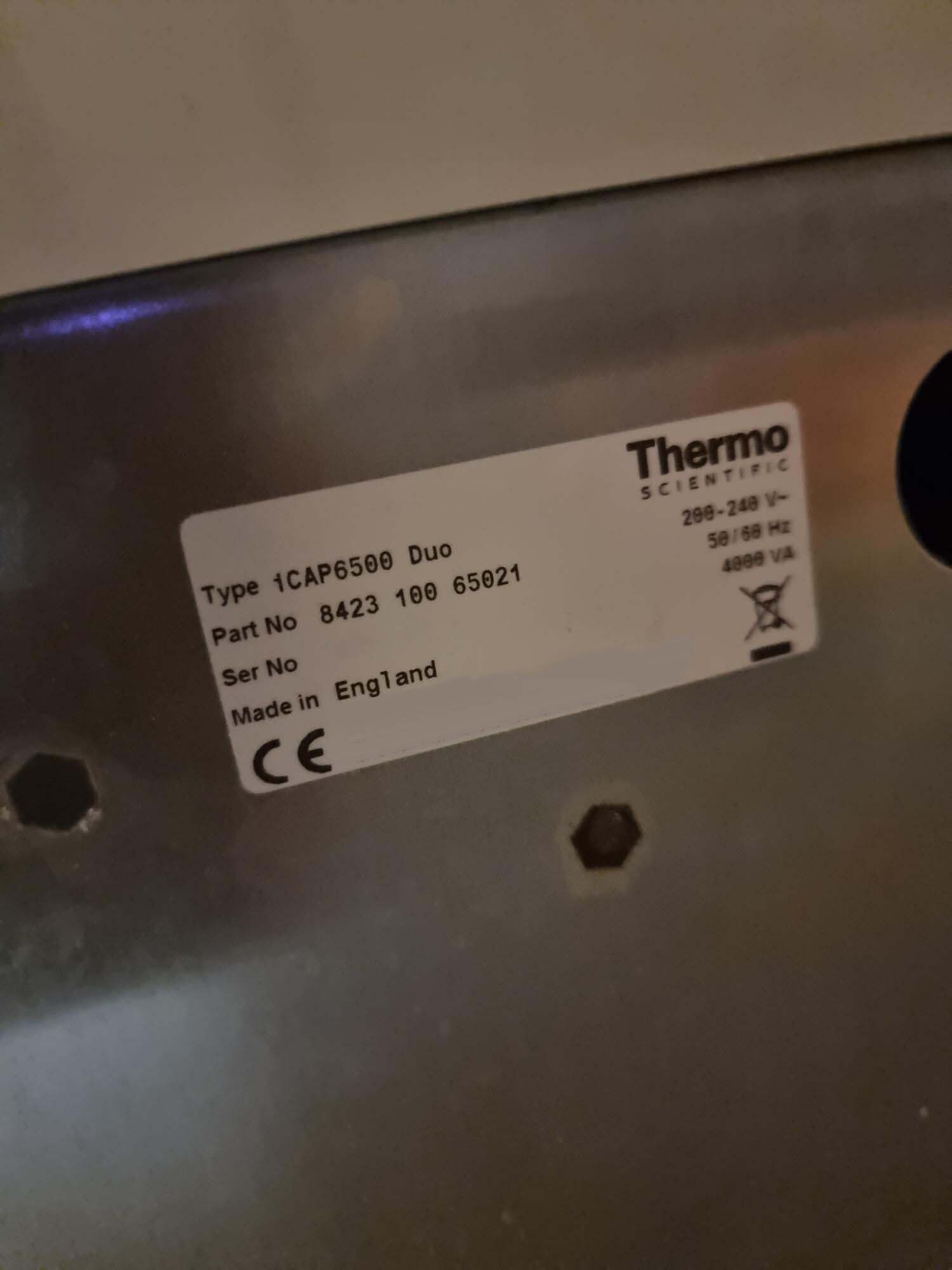 圖為 已使用的 THERMO SCIENTIFIC iCAP 6500 Duo 待售