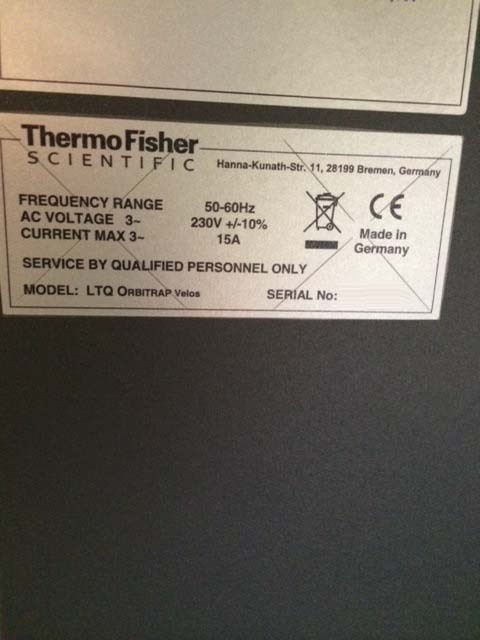 사진 사용됨 THERMO SCIENTIFIC LTQ Orbitrap Velos 판매용