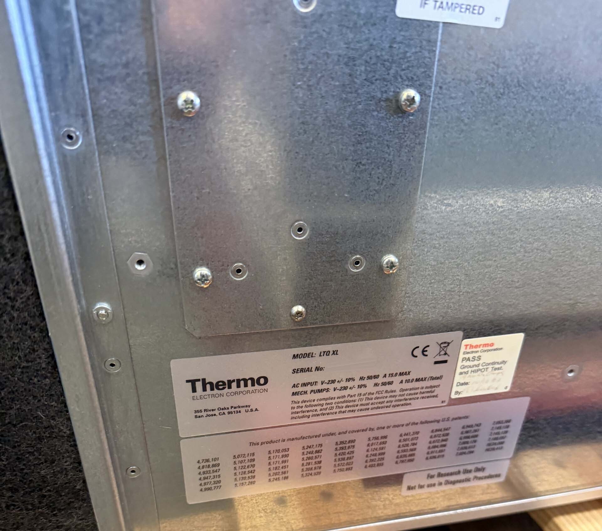 フォト（写真） 使用される THERMO ELECTRON LTQ XL 販売のために