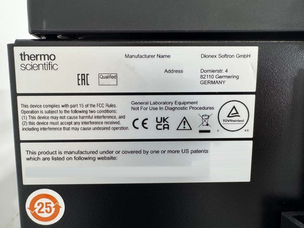 Photo Used THERMO SCIENTIFIC Orbitrap Exploris 480 For Sale