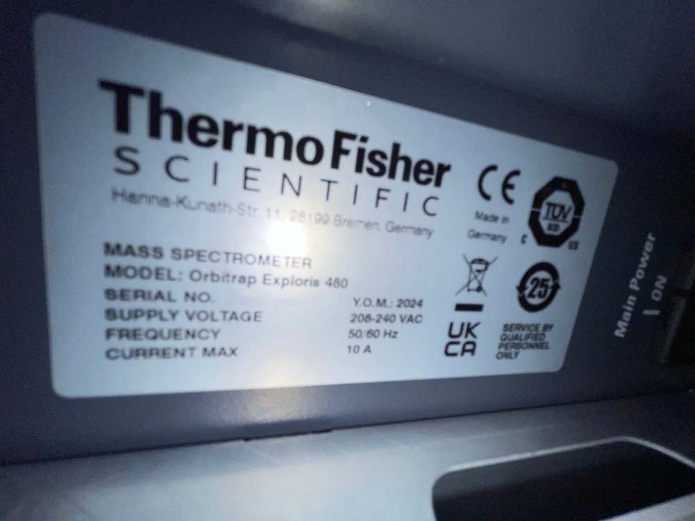Photo Used THERMO SCIENTIFIC Orbitrap Exploris 480 For Sale
