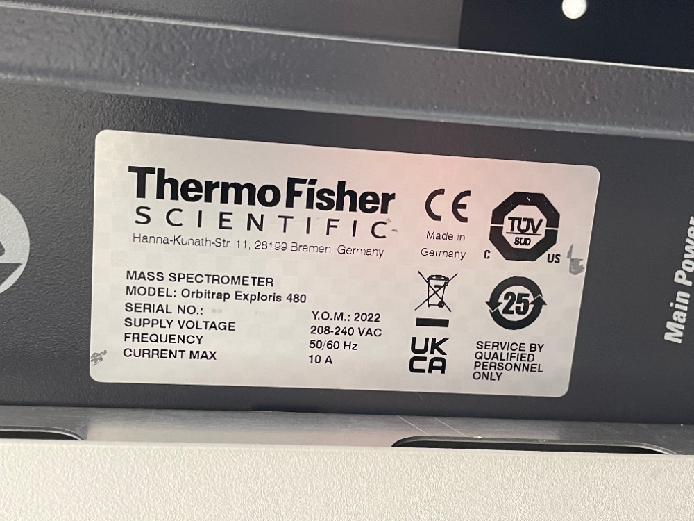 フォト（写真） 使用される THERMO SCIENTIFIC Orbitrap Exploris 480 販売のために