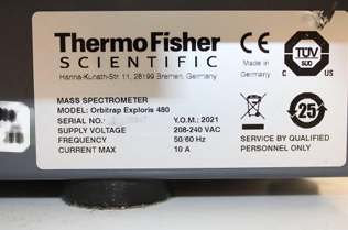 사진 사용됨 THERMO SCIENTIFIC Orbitrap Exploris 480 판매용