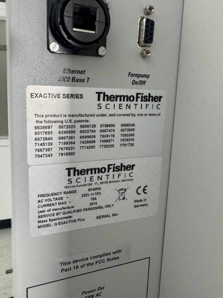 圖為 已使用的 THERMO SCIENTIFIC Q Exactive Plus 待售