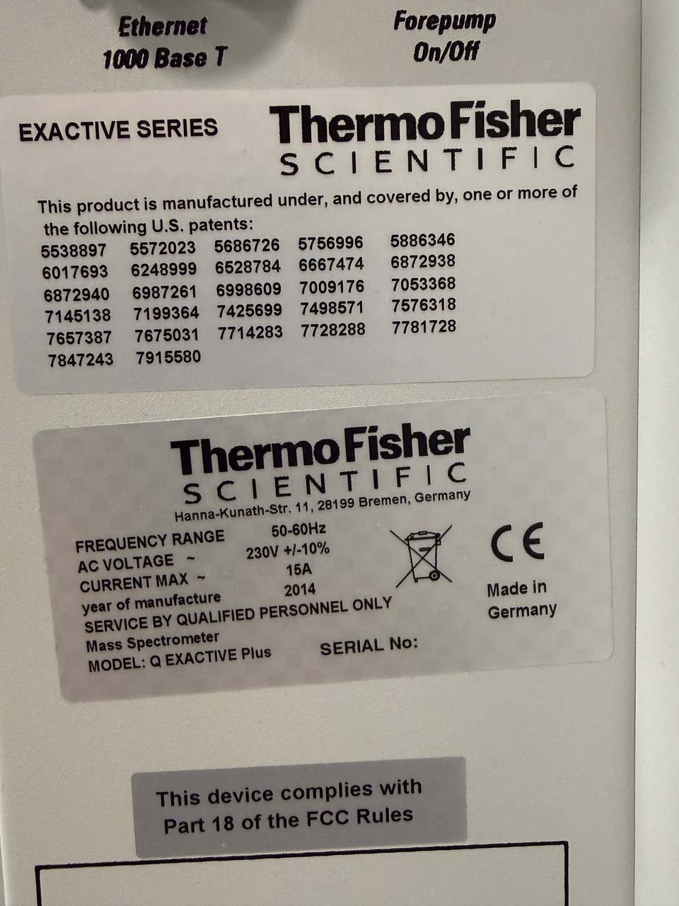 フォト（写真） 使用される THERMO SCIENTIFIC Q Exactive Plus 販売のために