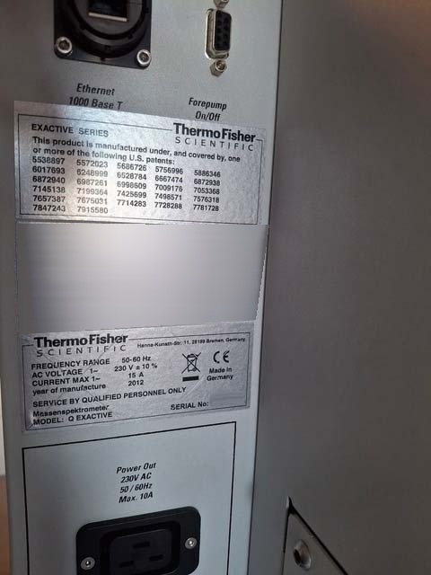 Foto Verwendet THERMO SCIENTIFIC Q Exactive Zum Verkauf