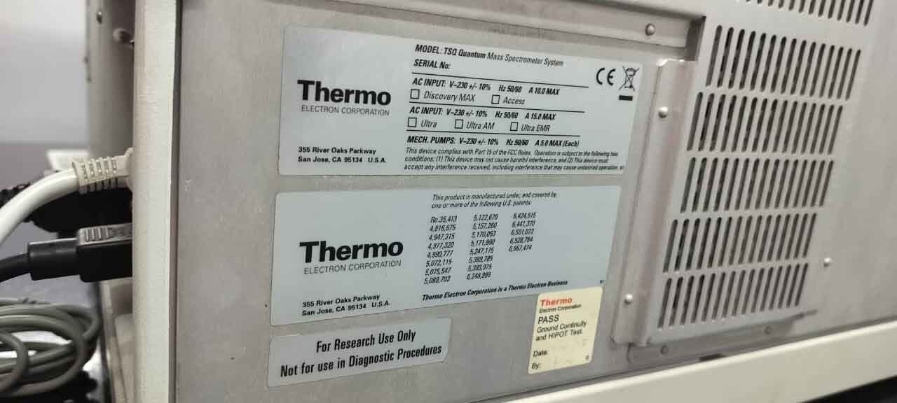 Photo Used THERMO ELECTRON TSQ Quantum For Sale