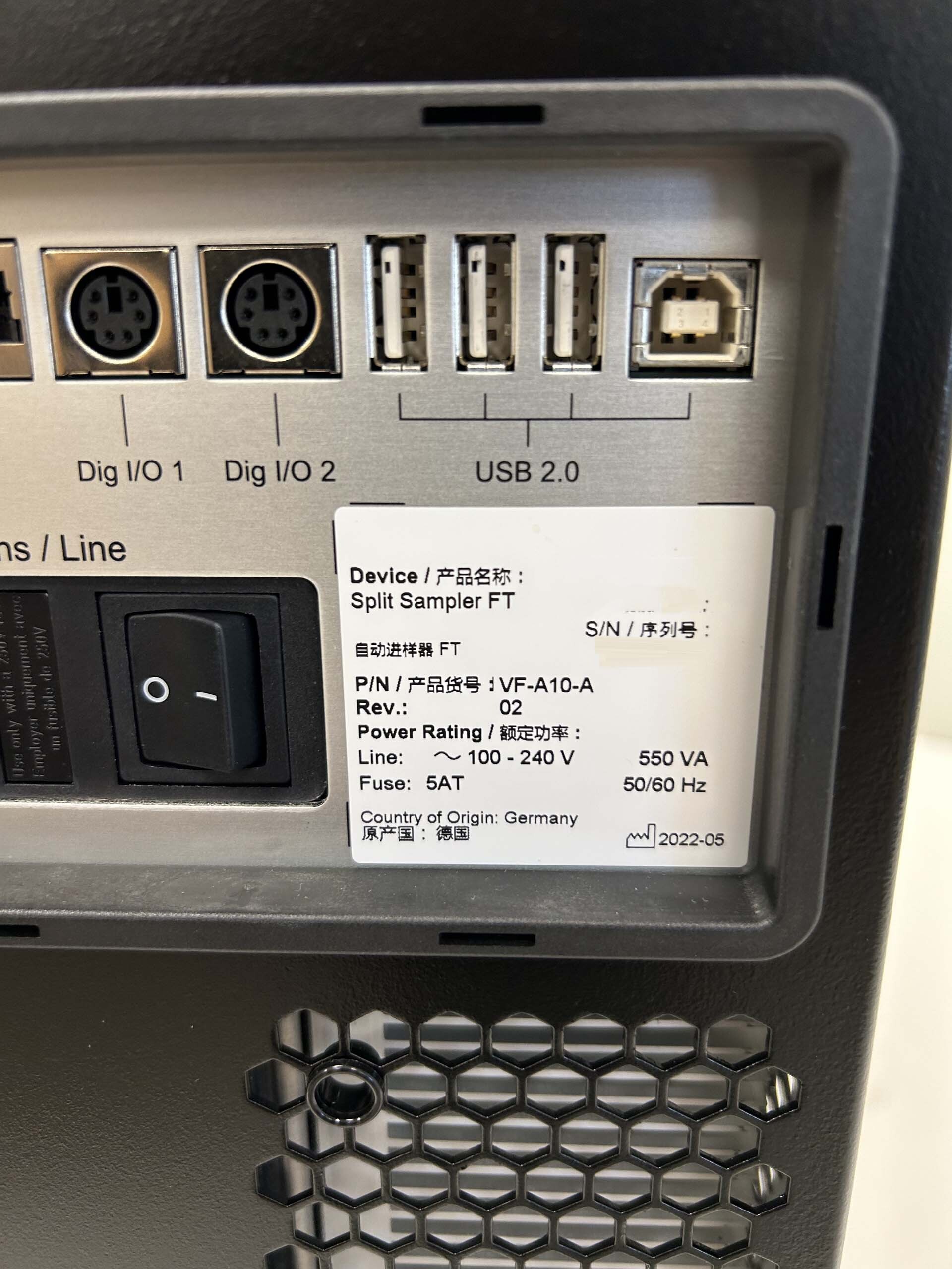 图为 已使用的 THERMO SCIENTIFIC VF-A10-A-02 待售