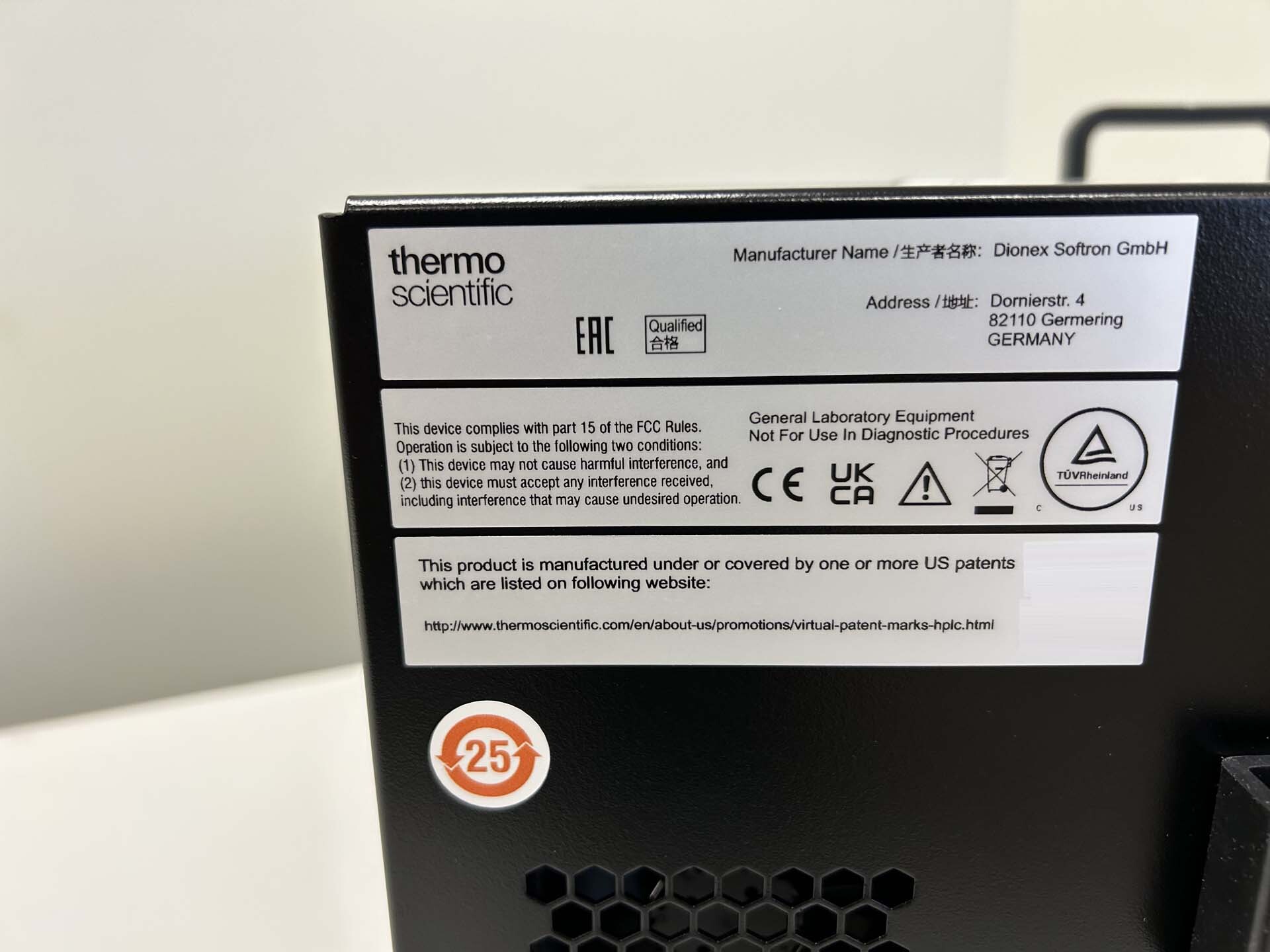 图为 已使用的 THERMO SCIENTIFIC VF-A10-A-02 待售