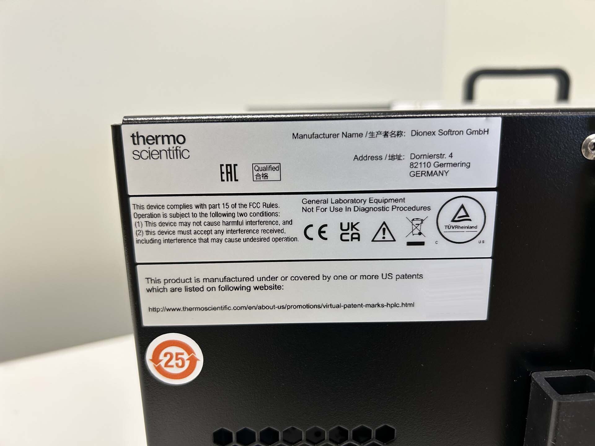 图为 已使用的 THERMO SCIENTIFIC VF-A10-A-02 待售