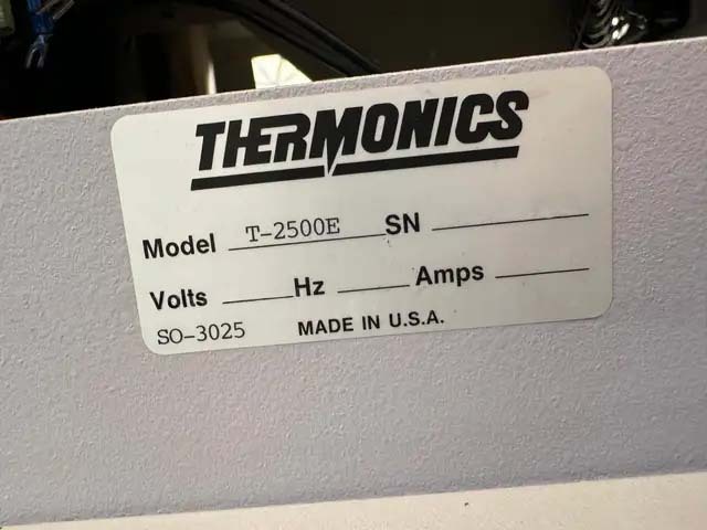Photo Used THERMONICS T 2500E For Sale