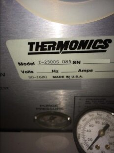 THERMONICS T 2500S-85 #9152020