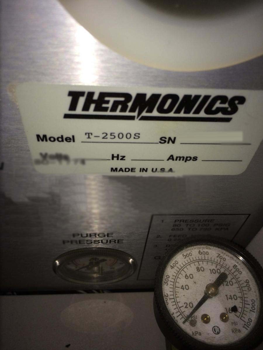フォト（写真） 使用される THERMONICS T 2500S-85 販売のために