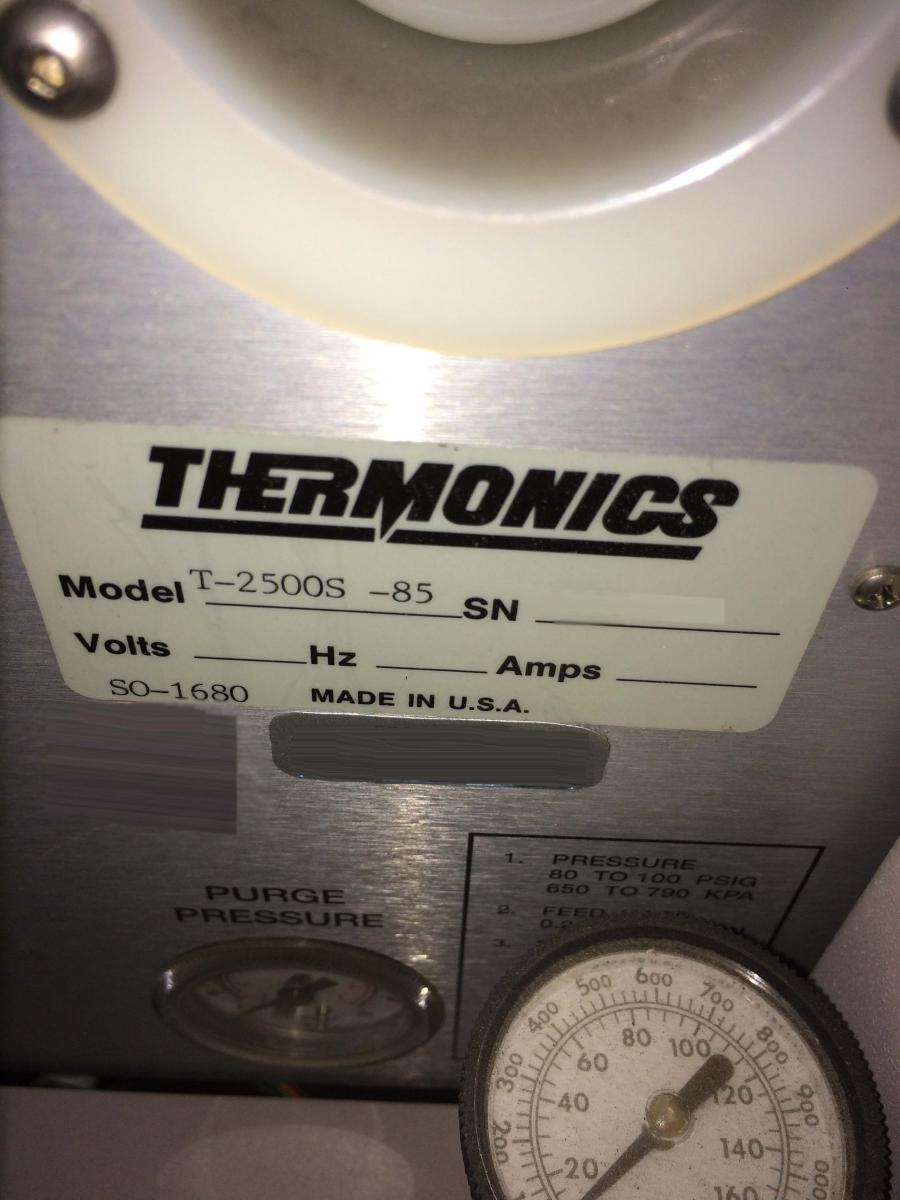 사진 사용됨 THERMONICS T 2500S-85 판매용