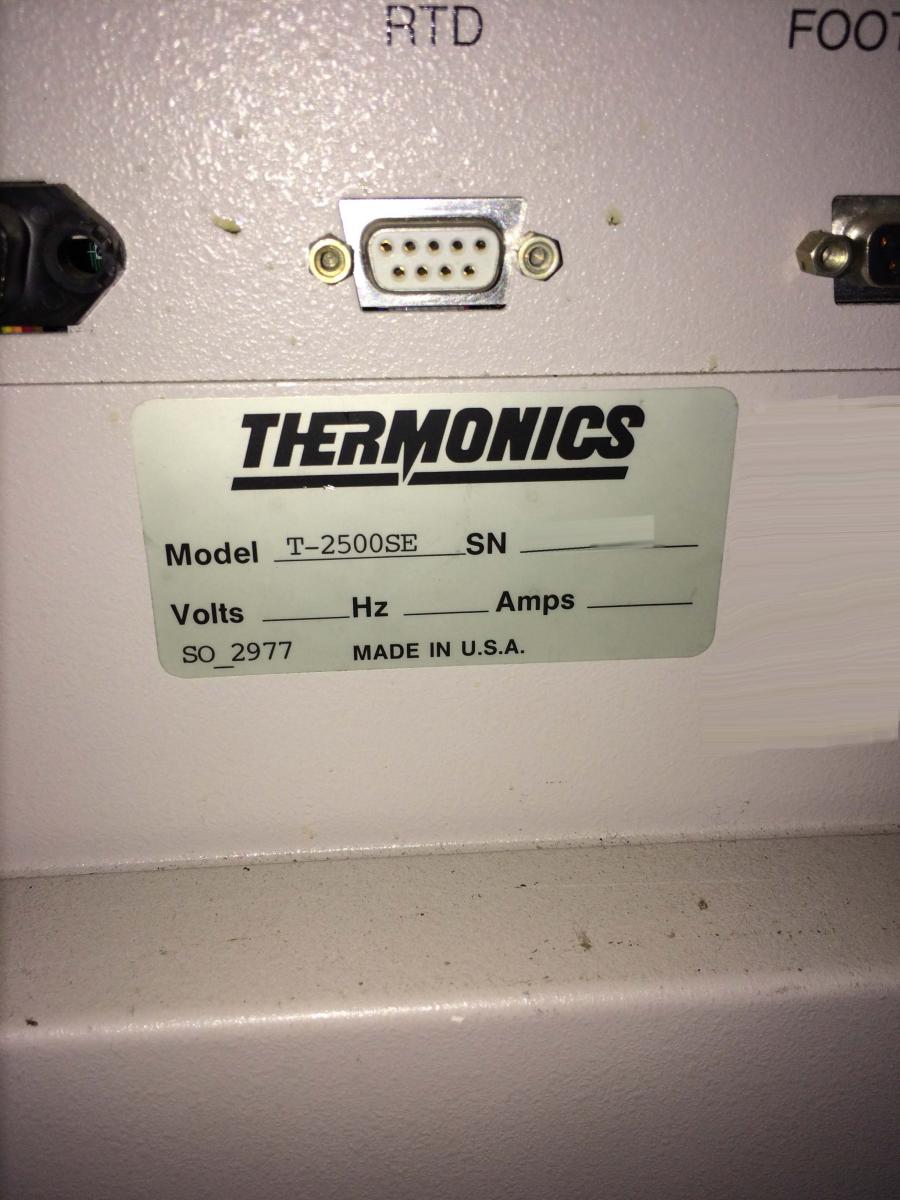 圖為 已使用的 THERMONICS T 2500SE 待售